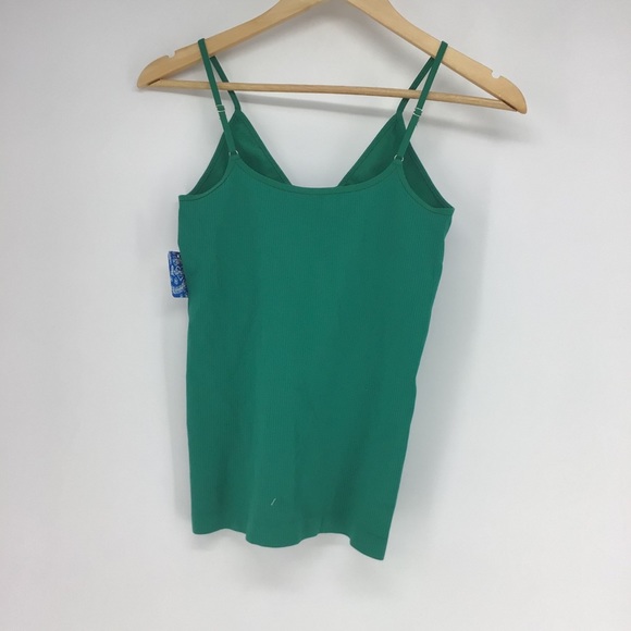 Free People Green Crossfire Seamless Camisole NWT - Picture 2 of 3